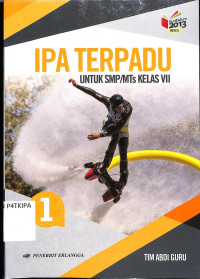 Image of IPA Terpadu Jilid 1 Kelas VII SMP/MTs