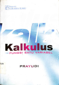Image of Kalkulus Fungsi satu Variabel
