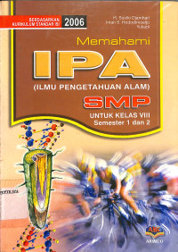 Image of Memahami IPA SMP untuk kelas VIII semester 1&2