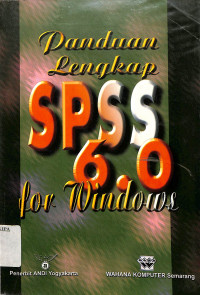 Image of Panduan lengkap SPSS 6.0 for Windows