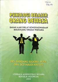 Image of Psikologi Belajar Orang Dewasa