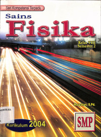 Image of Sains Fisika Kelas VIII Semester 2