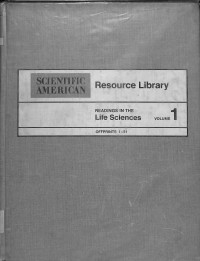 Image of SCIENTIFIC AMERICAN Resource Library READINGS IN THE Life Sciences OFFPRINTS 1-51 VOLUME 1