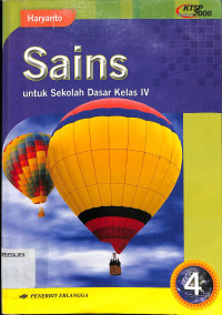 Image of Sains untuk Sekolah Dasar Kelas IV