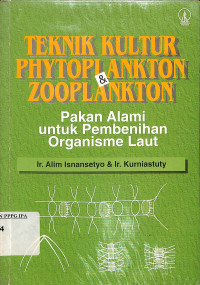 Image of TEKINIK KULTUR PHYTOPI ANKTON ZOOPLANTON
pakan alam untuk pembenihan organisme laut
