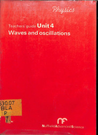 Image of Physics Teachers'guide Unit 4 Waves and oscillations