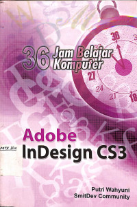 Image of 36 Jam Belajar Komputer Adobe InDesign CS3