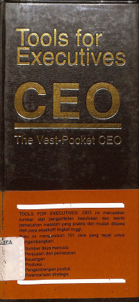 Image of Tools For Executives CEO