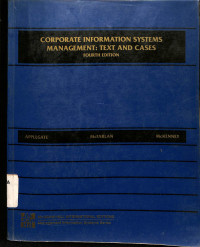 Image of CORPORATE INFORMATION SYSTEMS MANAGEMENT: TEXT AND CASES