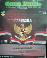 Image of Gema Braille Majalah Braille Indonesia (Edisi Dewasa)