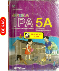 Image of Jendela IPA 5A untuk Kelas V SD dan MI Semester 1