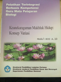 Image of Keanekaragaman Makhluk Hidup : Konsep Variasi