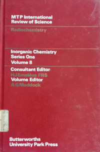Image of MTP International Review of Science VOLUME8: Radiochemistry