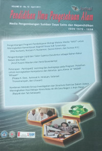 Image of Pendidikan Ilmu Pengetahuan Alam Volume IX (Jurnal)