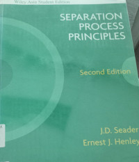 Image of Separation  Process Principles