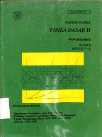 Image of Materi Pokok Fisika Dasar II