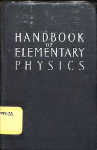 Image of Handbook of Elementary Physics
