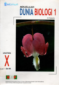 Image of menjelajah dunia biologi 1 untuk SMA/MA kelas X