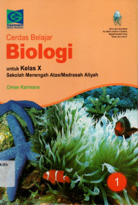 Image of cerdas belajar biologi kelas X SMA/MA jilid 1