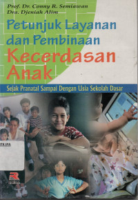 Image of Pentunjuk Layanan dan Pembinaan Kecerdasan Anak