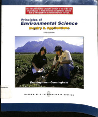 Image of Principles of Environmental Science Inquiry and Applications Fifth Edition