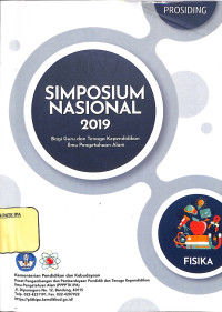 Image of simposium nasional 2019 bagi guru dan tenaga kependidikan ilmu pengetahuan Fisika