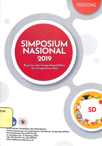 Image of simposium nasional 2019 bagi guru dan tenaga kependidikan ilmu pengetahuan SD